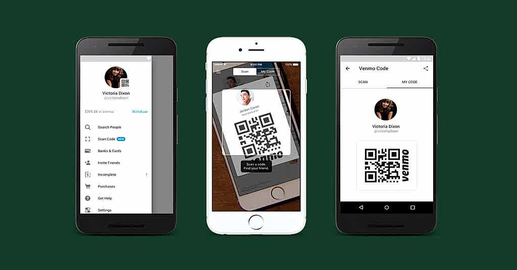 Список контактов заменят QR-коды: Venmo обновил мобильный кошелек