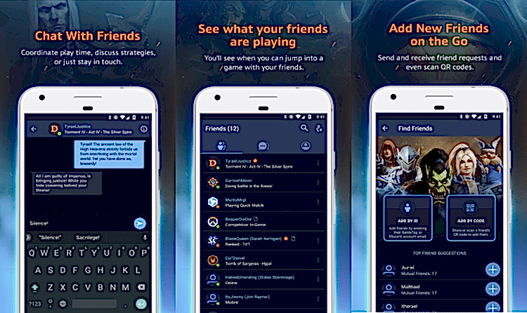 На Android вышло официальное приложение Battle.net